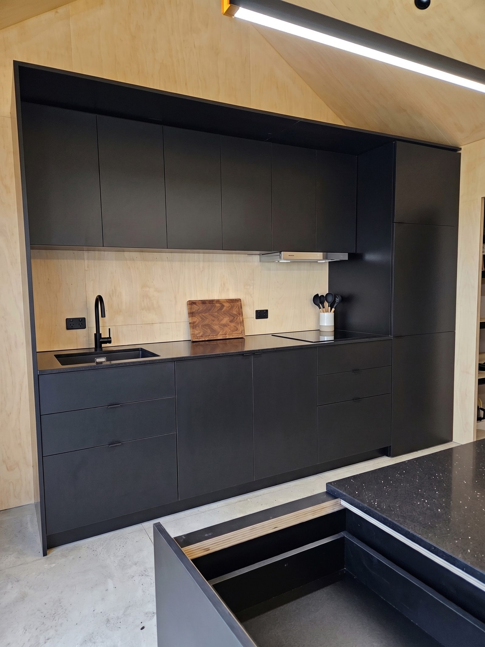Cocina Melaminico negro