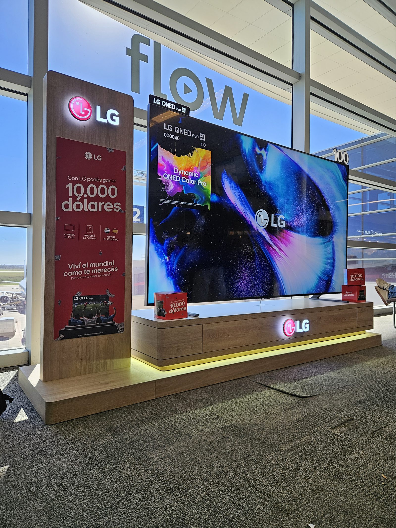 LG TVs aeropuerto
